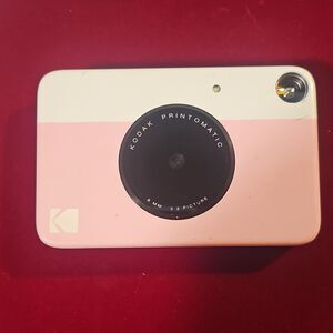 Kodak Printomatic Digital Instant Print Camera Pink and White Photo Camera
